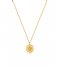 Ania Haie  Mother Of Pearl Sun Pendant Necklace Gold